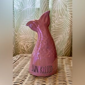 Rae Dunn mermaid tail “sun kissed”.  NWOT